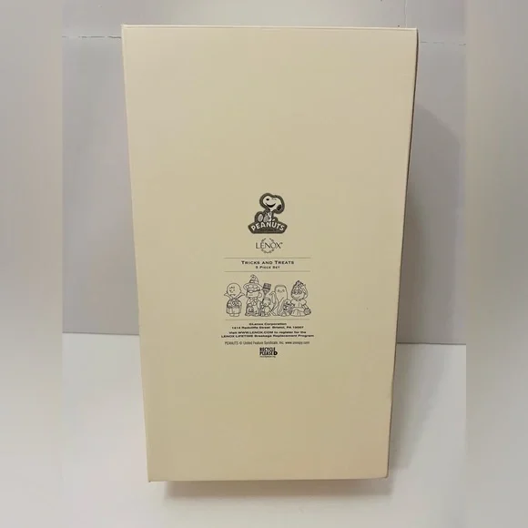 Lenox Peanuts Gang Tricks and Treats Set of 5 Halloween Fine China Figures VTG